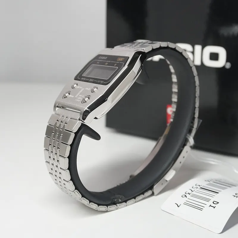 Casio Vintage Digital Silver Full Metal Men's Watch- A1100D-1DF